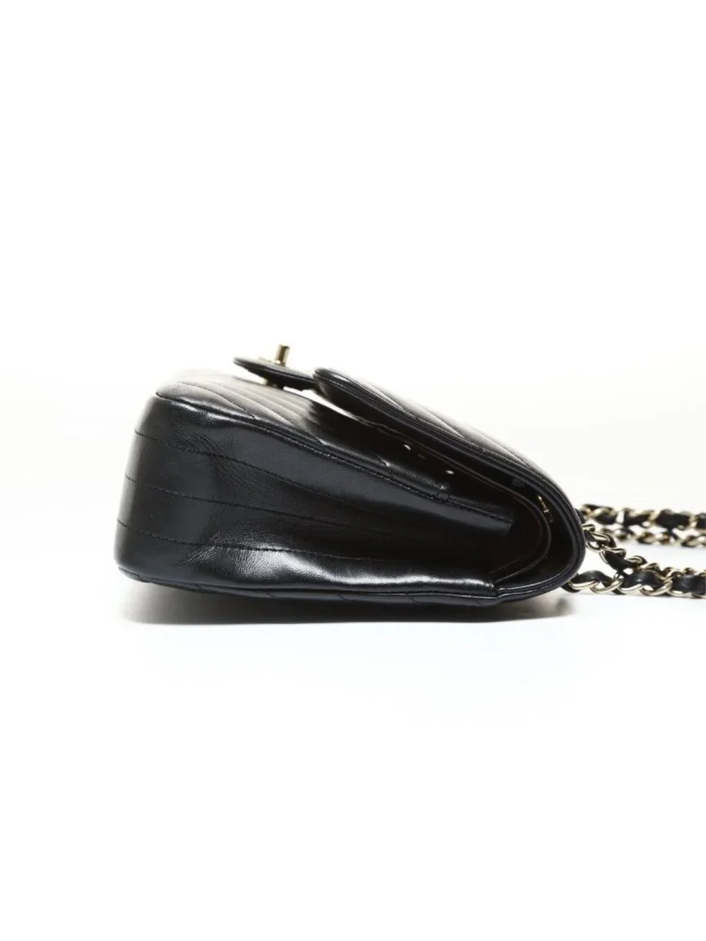 Chanel Shoulder Bag Chez Blanc CC Logo Double Flap